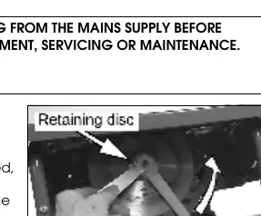 Changing the Blade