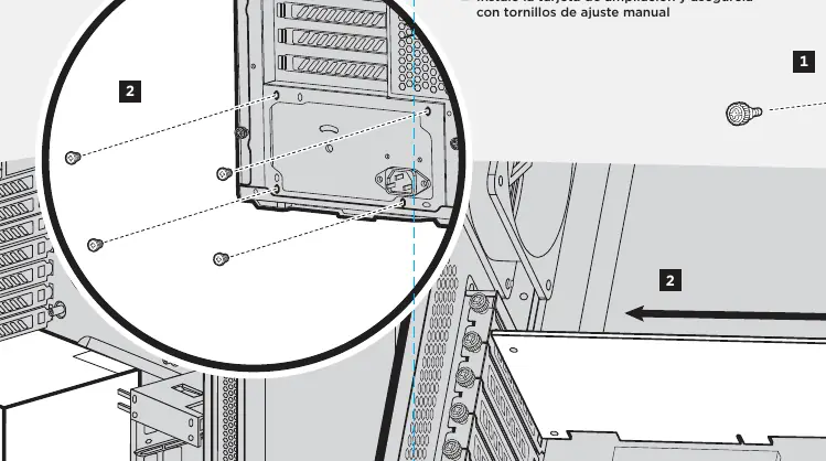 PSU installation diagram