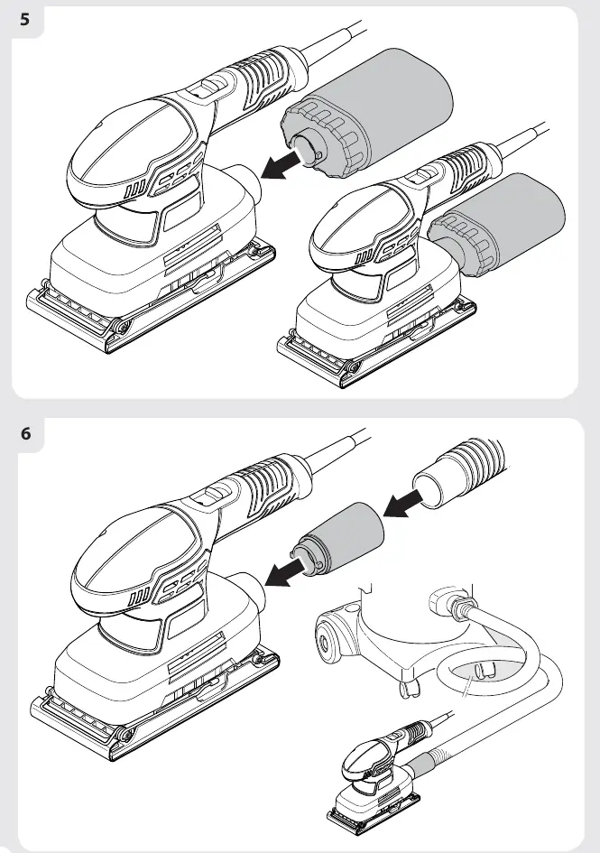 Dust extraction setup