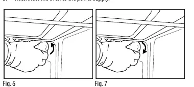 Replacing the oven lamp