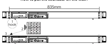Wall mounting instructions