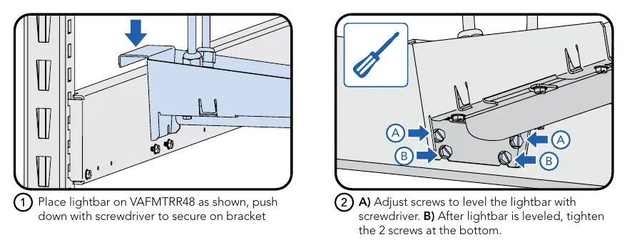 Rolling Rack and Suspended Mount installation steps.