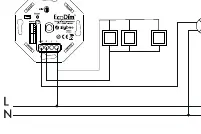Wiring diagram for the smart dimmer