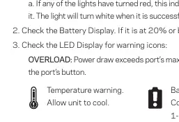 Warning icons