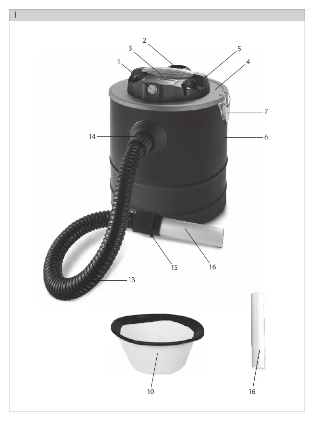 Parts identification diagram