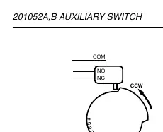 Switching configuration for counterclockwise rotation.