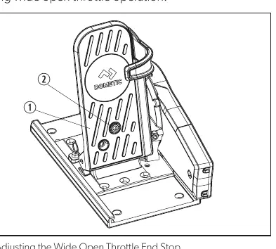 Adjusting the Wide Open Throttle End Stop