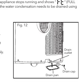 Manual water drainage