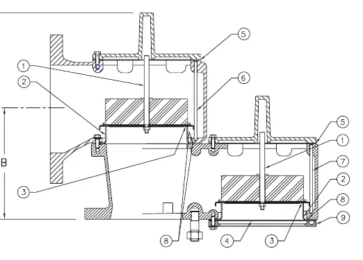 Model 2020B Low Setting Diagram