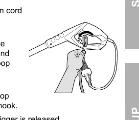 Securing the extension cord