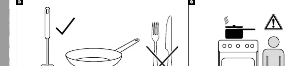 Metal utensils are permitted.