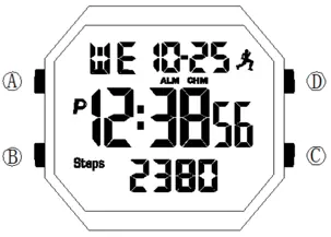 Normal Time Mode display