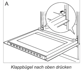 Removing the oven door