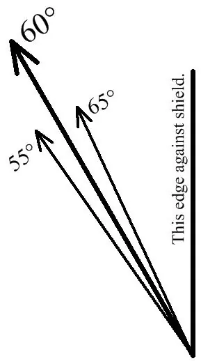 Windshield angle guide