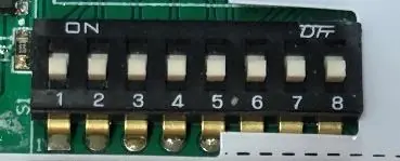 DIP Switch configuration panel