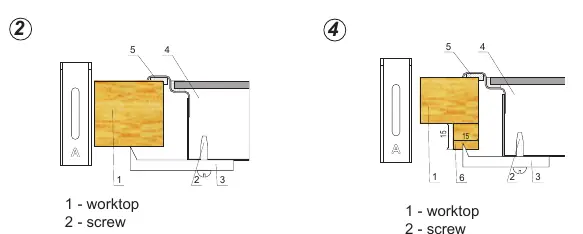 Fixing brackets installation