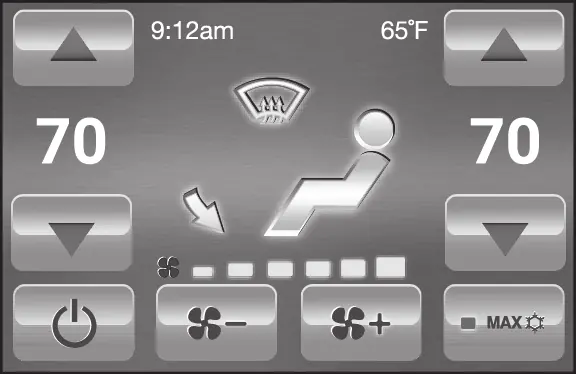 Climate control interface
