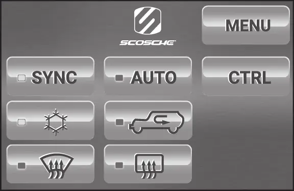 Menu and control buttons