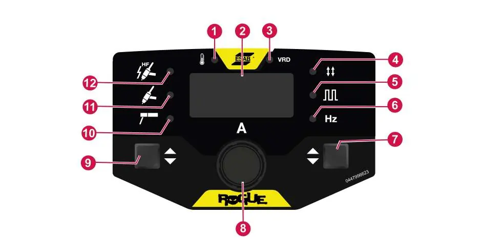 Setting panel controls