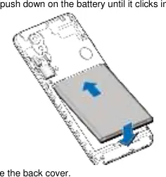 Inserting the battery