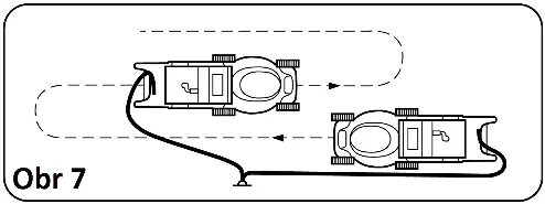 Recommended mowing pattern.