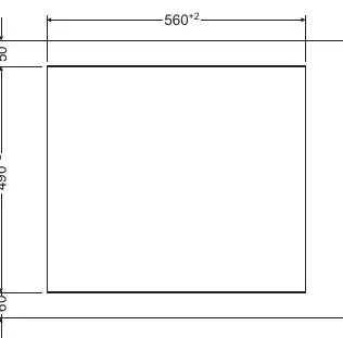 Worktop cutout dimensions