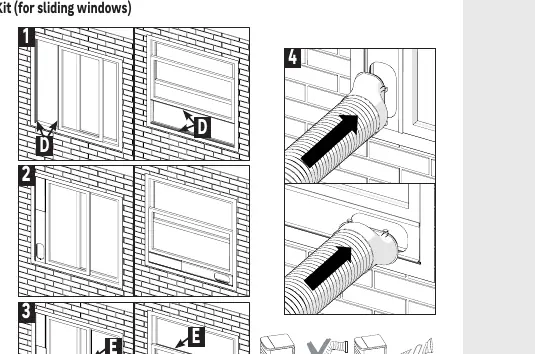 Window kit installation