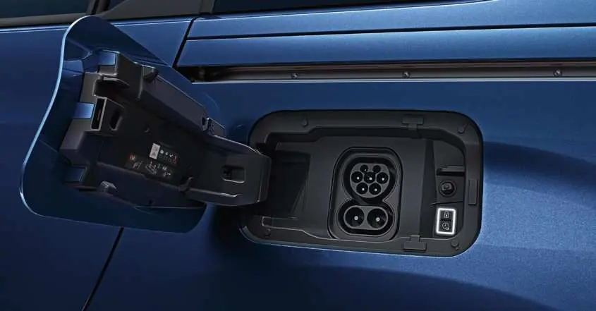 Charging port and status indicator