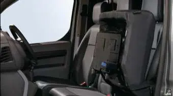 Load-through hatch within bulkhead.