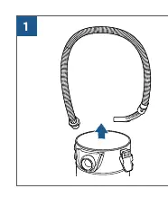 Connecting the hose to the drum