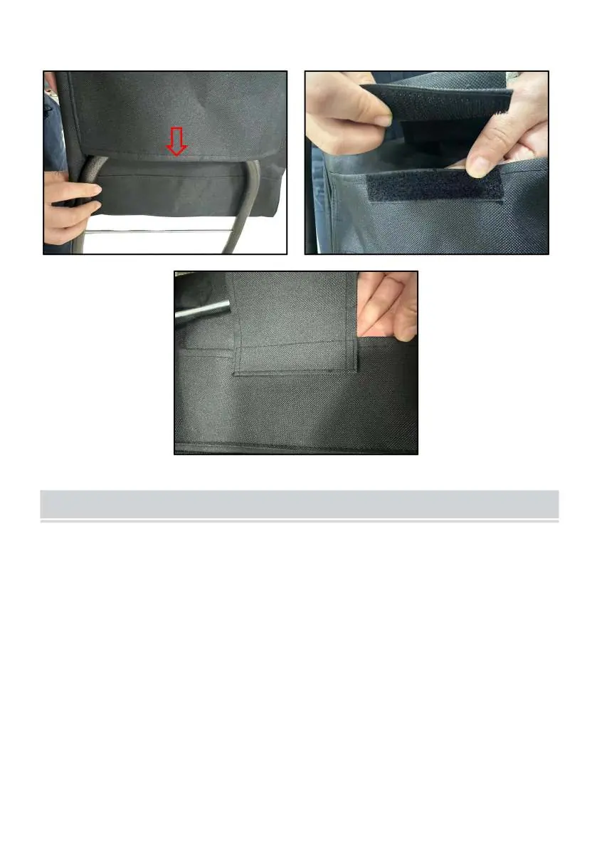 Securing the cloth bag