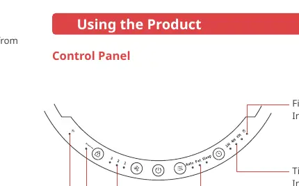 Control panel layout