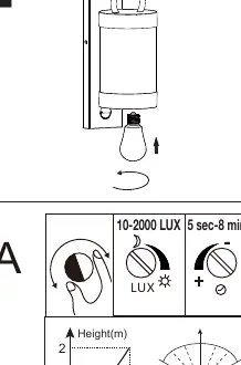 Sensor adjustment settings