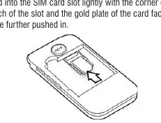 SIM card and battery installation