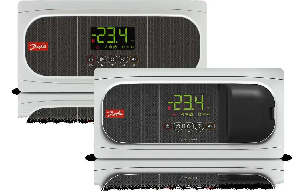 Danfoss AK-RC 204B and 205C Temperature Controllers