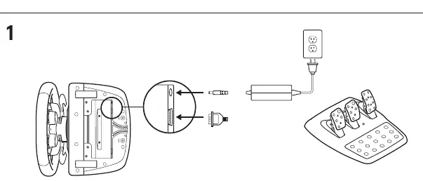 Connecting pedals and power supply