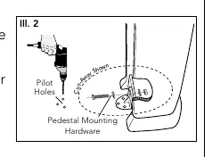 Drilling pilot holes and installing hardware