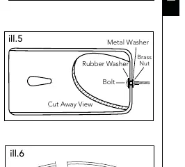 Tank-to-bowl mounting hardware installation