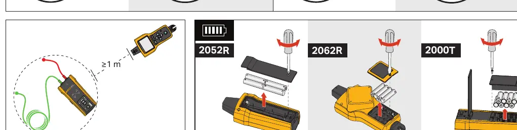 Battery replacement for 2052R, 2062R, and 2000T.