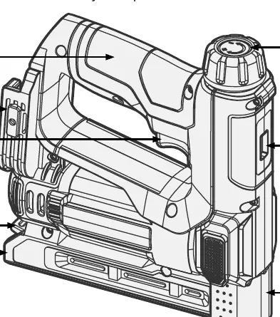 Tool parts and controls diagram