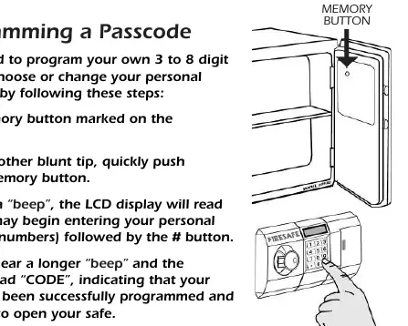 Memory button location