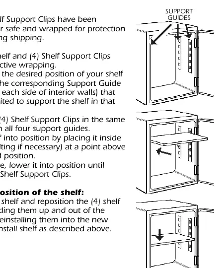 Shelf installation