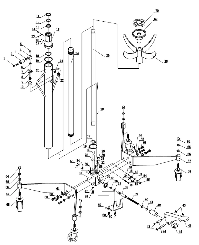 Parts list diagram