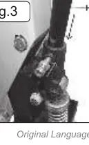 Assembly of recoil spring and locator ring