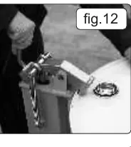Clamping the drum