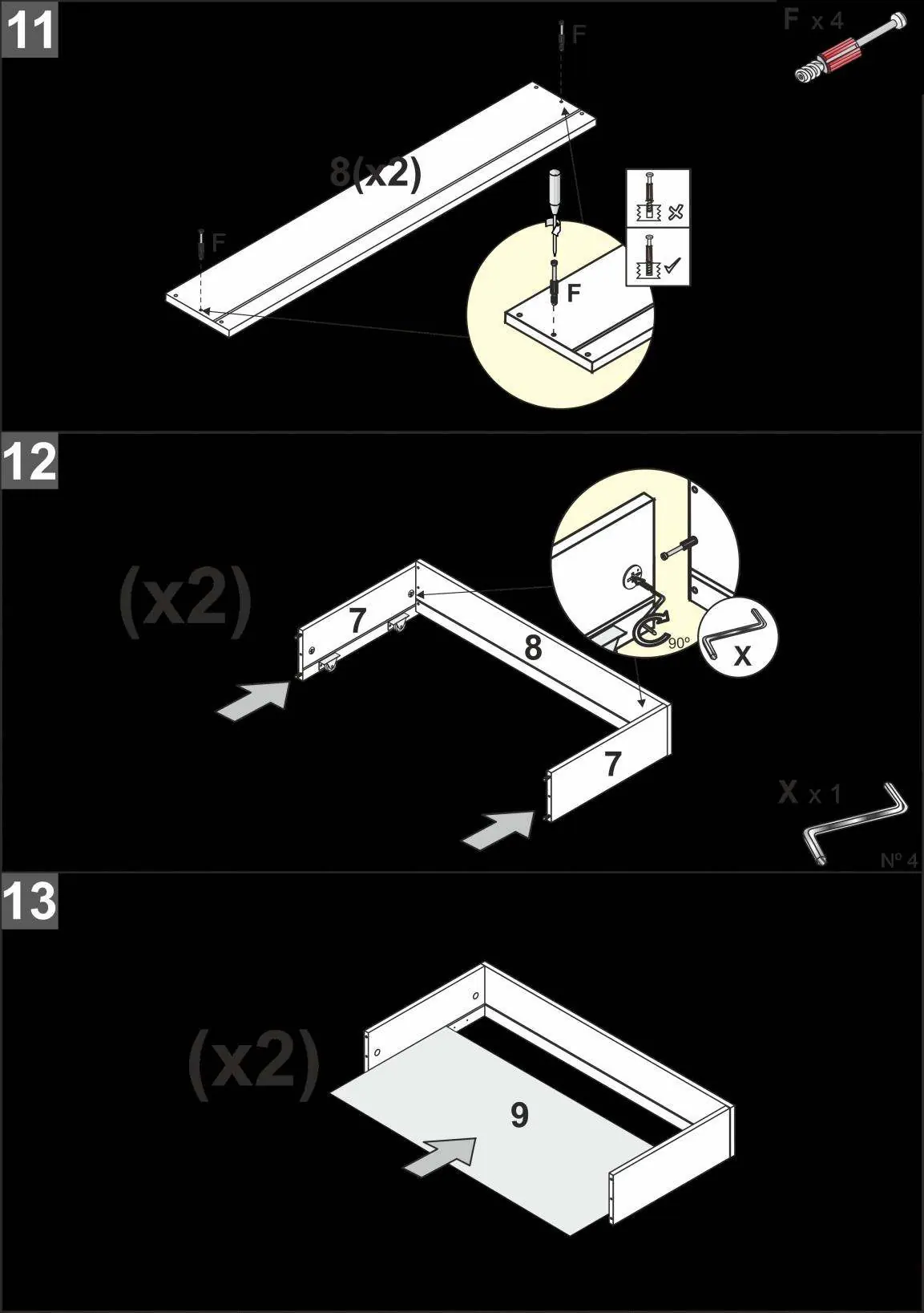 Drawer assembly step