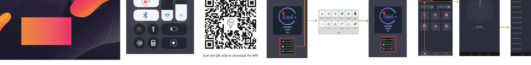 App setup and connection steps