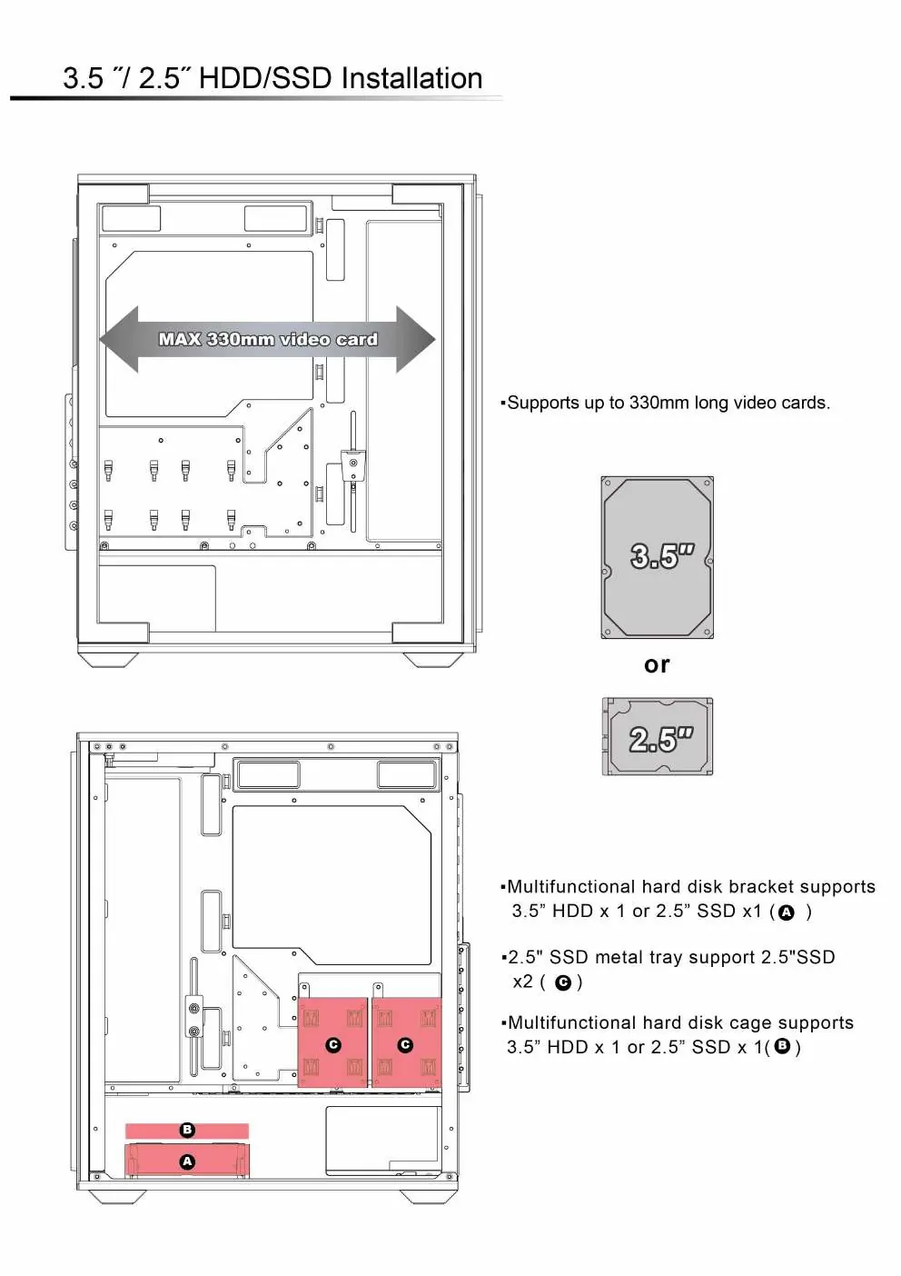 HDD/SSD installation guide
