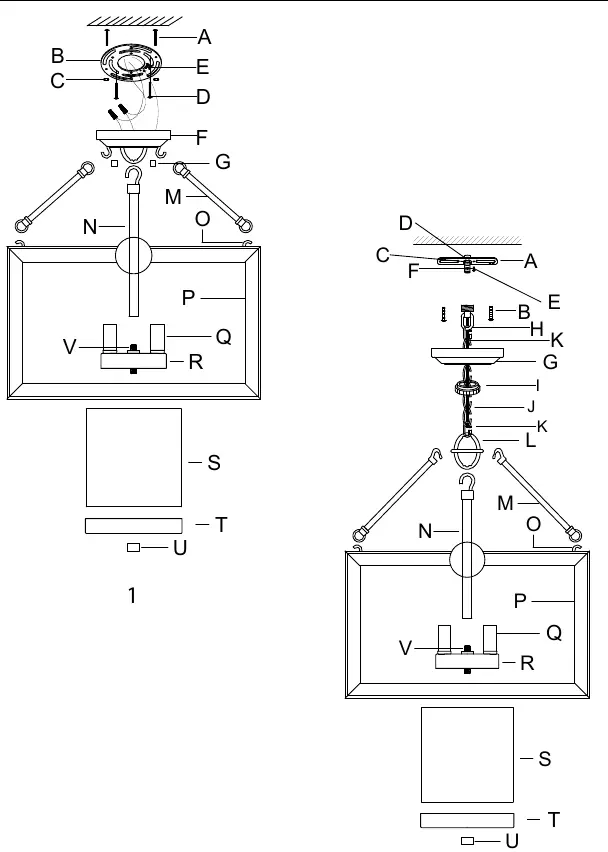 Assembly diagram for fixture parts