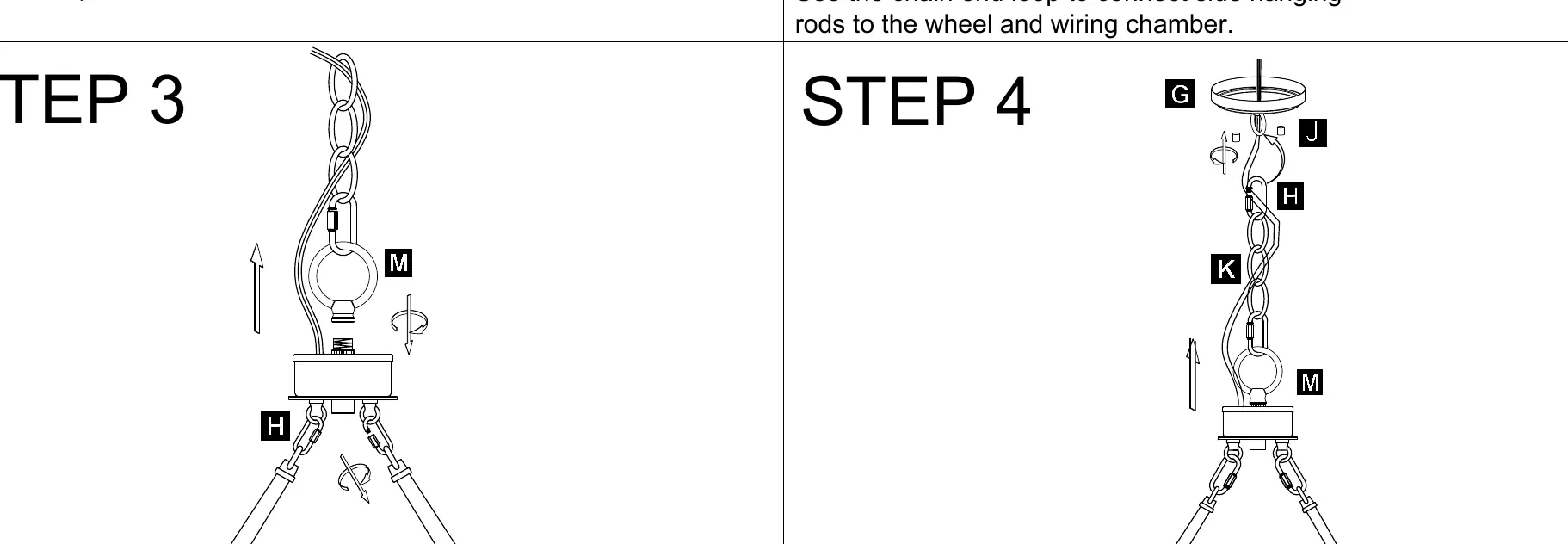 Assembly steps 3 and 4